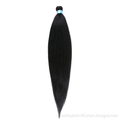 Wholesale private label 1b easy ombre prestreched 613 pre-stretched bulk pre stretched braiding hair